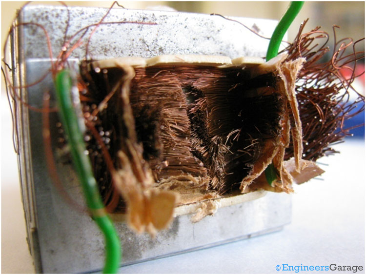 Closer View of Primary Winding Coils