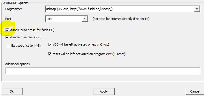 Code Flashed in boot loader using the AVR-BURNO-MAT