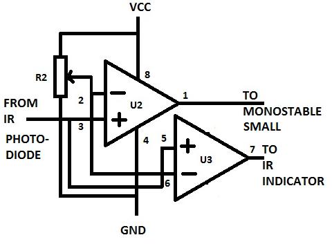 Comparator Circuit With IR Indicator Output Comparator Circuit With IR Indicator Output