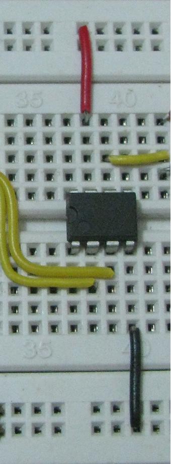 Comparator Circuit on Breadboard