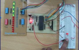 Configuring External Interrupts of AVR Microcontroller (ATmega16) Prototype