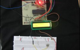 Configuring inbuilt ADC module of AVR microcontroller using interrupts Prototype