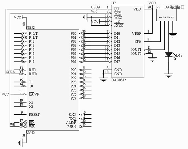 How to Interface DAC 0832 IC Based Module with 8051 Microcontroller?
