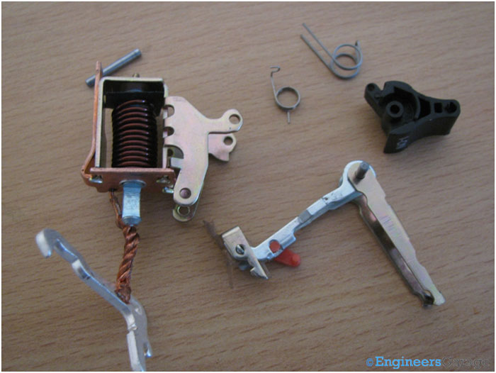 Dismantled parts of PCB Dismantled parts of PCB