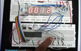 Electronic Voting Machine Using Seven Segment Multiplexing With 8051 Microcontroller Circuit On Breadboard