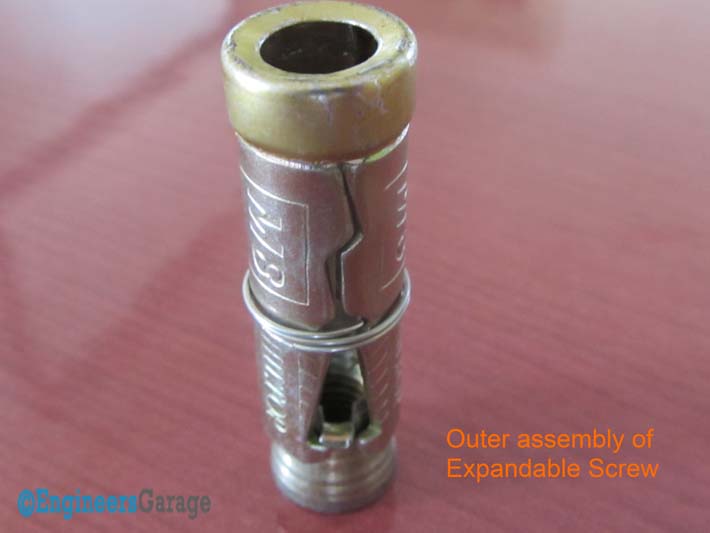 External Assembly of Expanable Screw