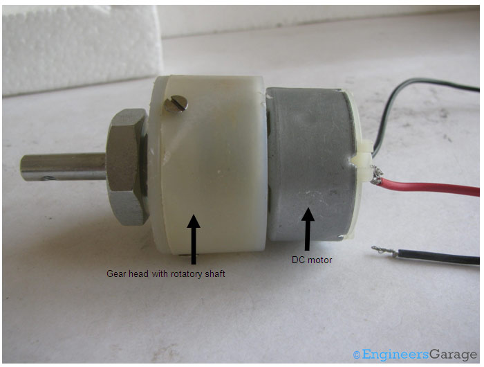 External Structure of DC Geared Motor