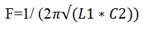 Formula to calculate Capitcance Value