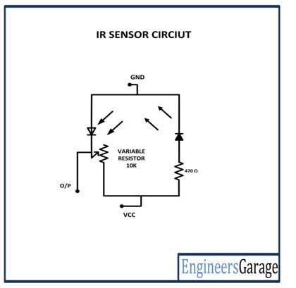 Circuit Diagram of IR Sensor Module