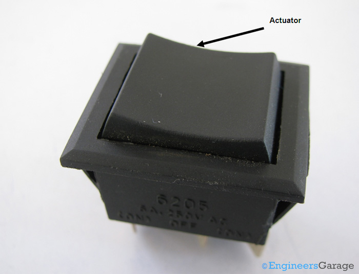 Image of a Momentary Rocker Switch