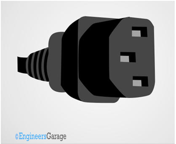 Image of C13 IEC connector