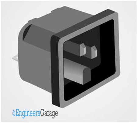 Image of C16 IEC connector