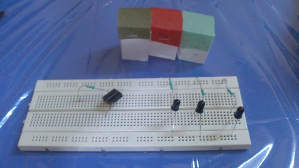 Image of Color Source Build on Breadboard