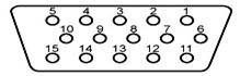 Image of DE-15 connector