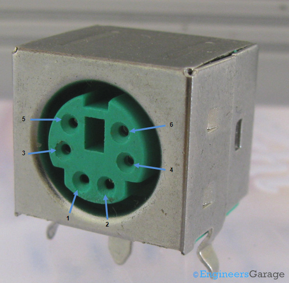 Image Indicating Pin Pattern of Connector Image Indicating Pin Pattern of Connector