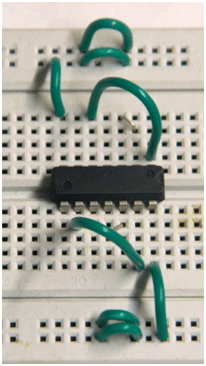 Image of Inverter Section used on Line Following Robot