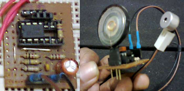 Image of LM358 OPAMP IC based Microphone Amplifier