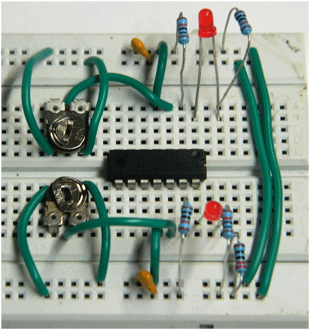 Image of LM324 based Line Follower Logic Controller