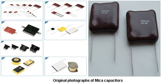 Image of Mica Capacitors Image of Mica Capacitors