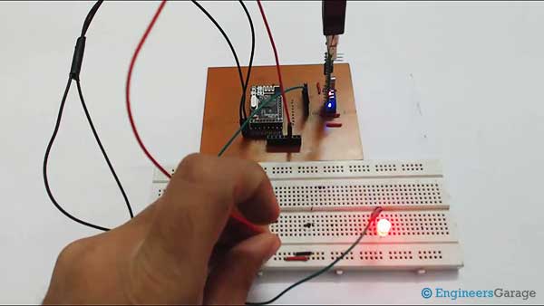 Image of NRF24LE1 Interrupt Demonstration