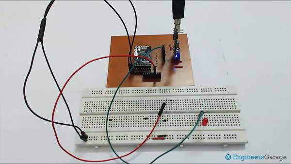 Image of NRF24LE1 Interrupt Demonstration