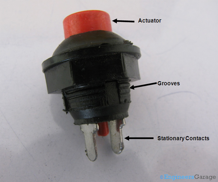 Image of SPST Push Button Switch