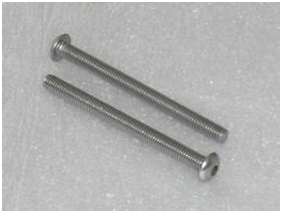 Image of screws used to fit wheels on Robot