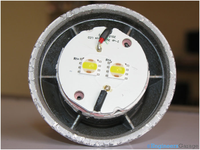 Image Showing COB LED Structure of LED Bulb Image Showing COB LED Structure of LED Bulb
