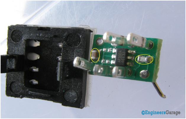 Image Showing Closer Look Of Capacitive Touch Sensor PCB