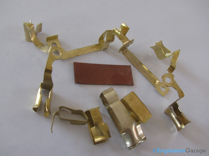 Image Showing Copper Strips and their Shape Image Showing Copper Strips and their Shape