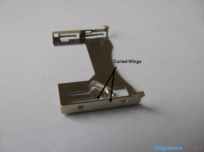 Image Showing Curled Wings of SD Card Slot Image Showing Curled Wings of SD Card Slot