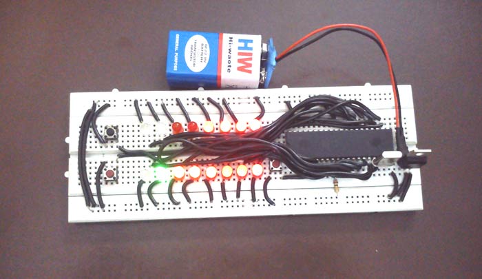 Image showing gameplay of Fastest LED Game Image showing gameplay of Fastest LED Game