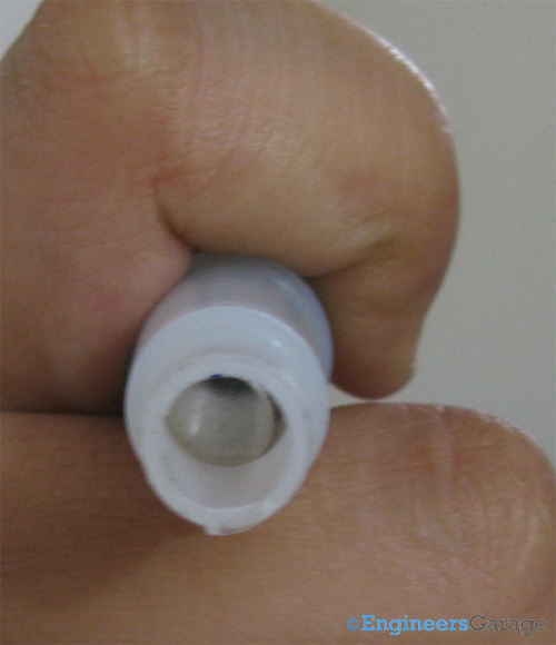 Image Showing Metal Rod Inside Plastic Casing Image Showing Metal Rod Inside Plastic Casing
