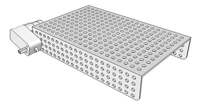 Image showing motor attachment to robot's chassis