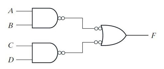 Image showing Replacement of AND-OR Gates by NAND Gate