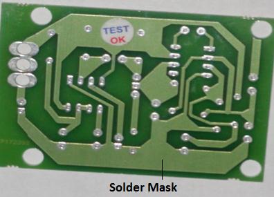 Image showing Soldder Mask of a PCB