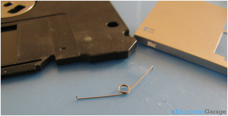 Image Showing the Spring that Lever with Plastic Casing