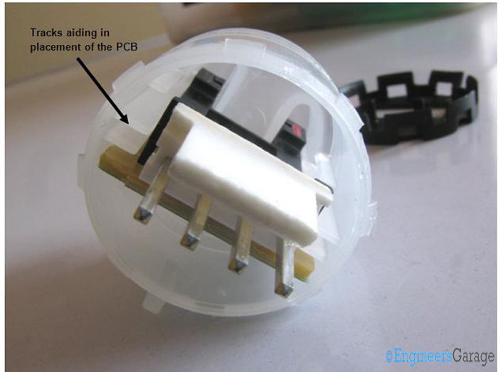 Image showing Tracks Aiding in Placement of PCB