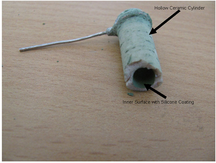 Image Showing Various Parts of Ceramic Cylinder