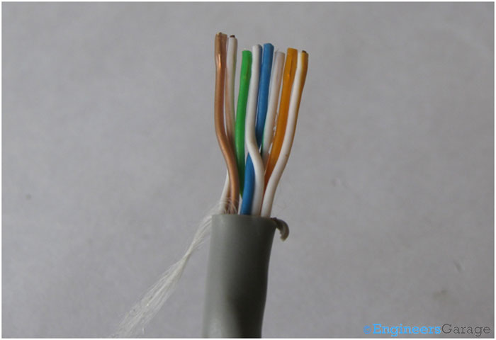 Image Showing Wires Present Inside Ethernet Cable