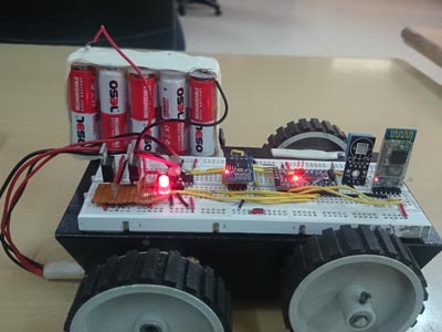 Image showing Arduino based ThingSpeak IoT Robot