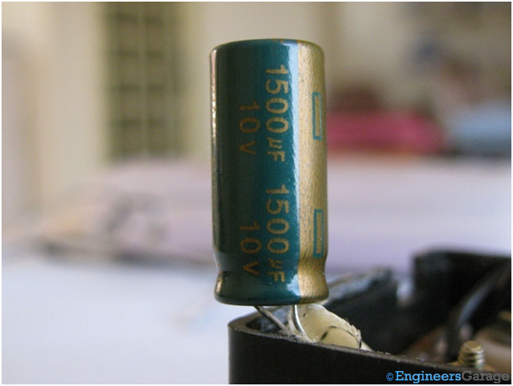 Image showing filter capacitor