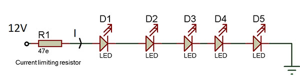 LED 2.2 V