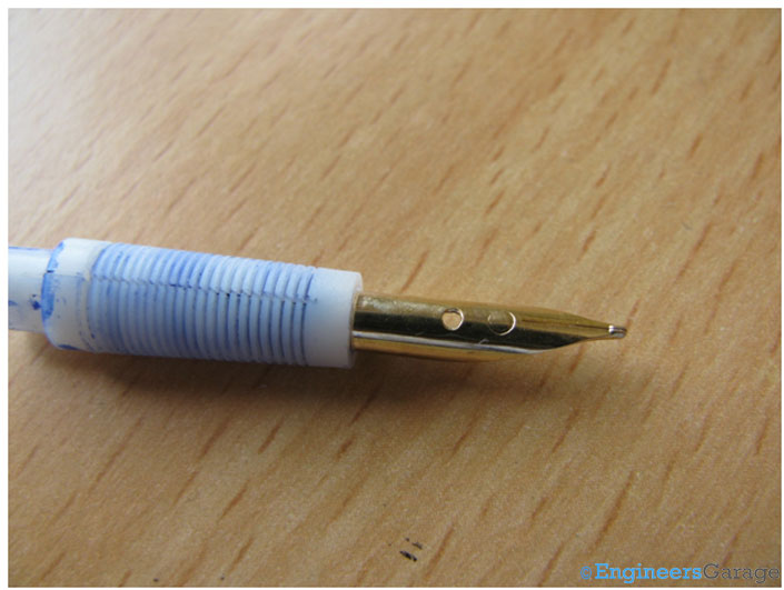 Inner View of Nib Being Attached To Thread