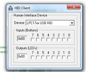 Installing NXP LPC17XX USB HID Client application for HID Interface with LPC1768