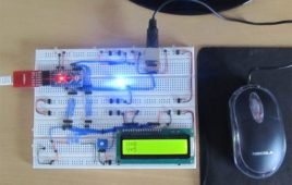 Interfaceing PS2 Mouse With Arduino Circuit Setup On Breadboard