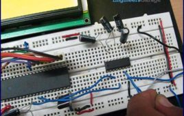 Interfacing GSM Module With 8051 Microcontroller Without Using PC Circuit On Breadboard