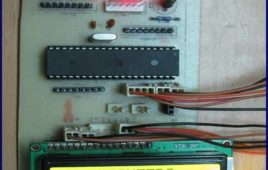 Interfacing LCD with ATmega16 using 4-bit mode Prototype