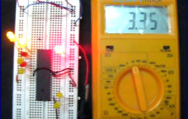 Interfacing LED with AVR Microcontroller Prototype
