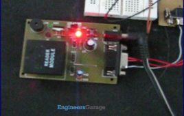 Interfacing RFID with AVR microcontroller ATmega16 using interrupts Prototype